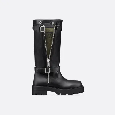 Dior black long boots