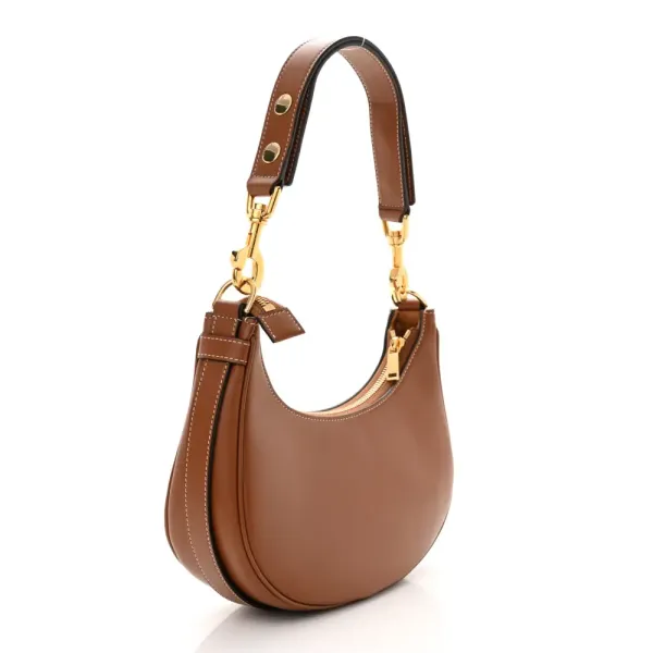 Celine Medium Strap Ava Shoulder Bag Tan Smooth Calfskin Leather Gold Hardware - Image 3