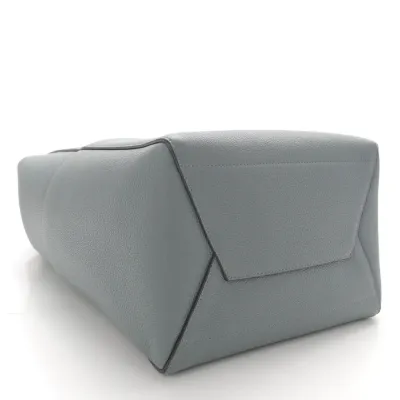 Celine Medium Sangle Bucket Bag Storm Soft Grained Calfskin Leather Gold Hardware