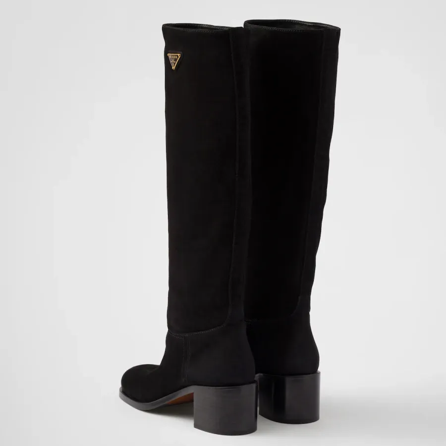 PRADA Suede leather boots