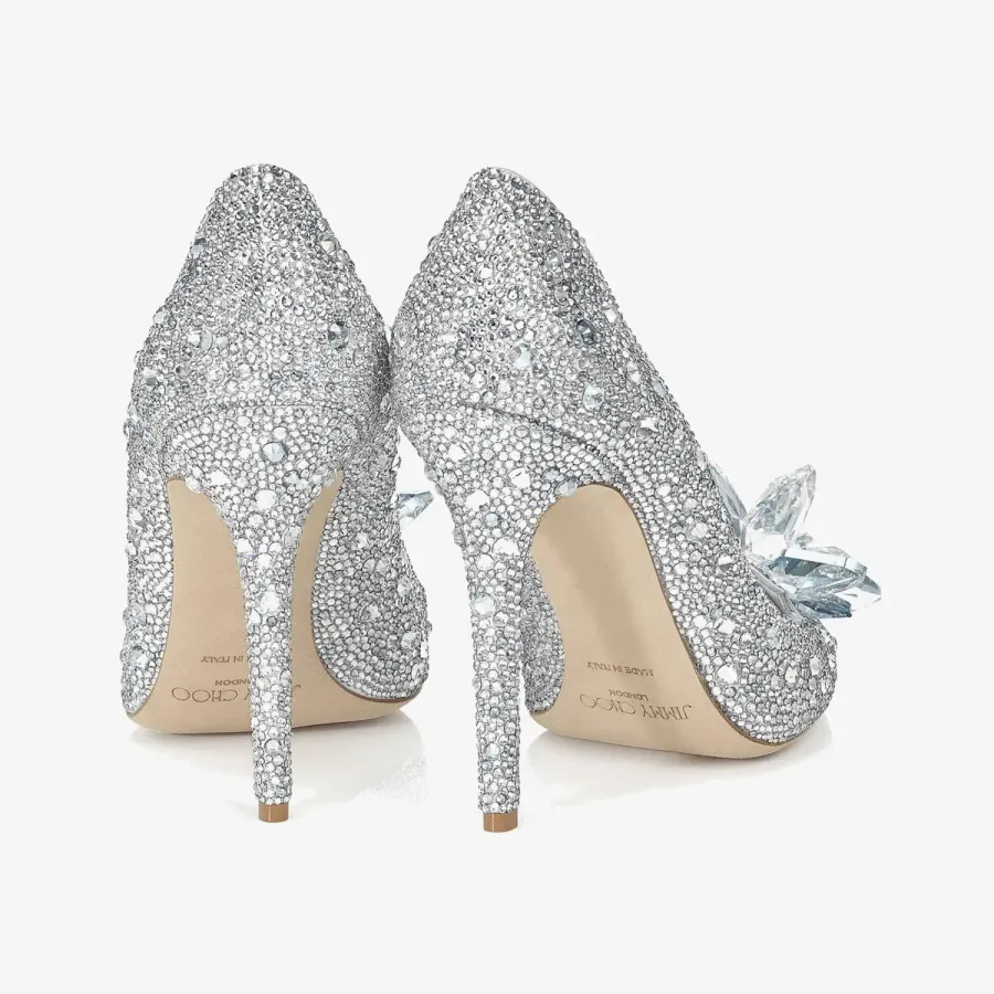 JIMMY CHOO Crystal pointed heels