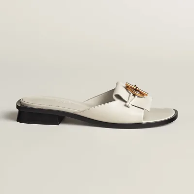 HERMES Isle  white Slippers