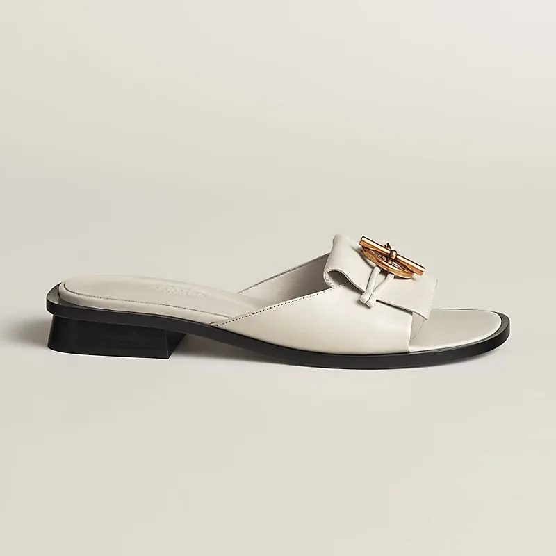 HERMES Isle  white Slippers
