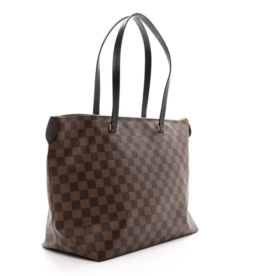 Louis Vuitton Iena MM Damier Ebene Canvas Brass Hardware