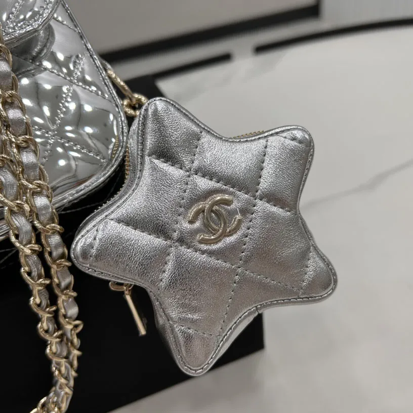 Chanel Silver / Gold / Black Crossbody Bags