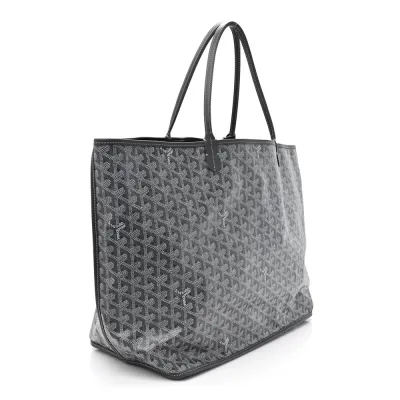 Goyard Reversible Anjou Tote GM Grey Goyardine Canvas