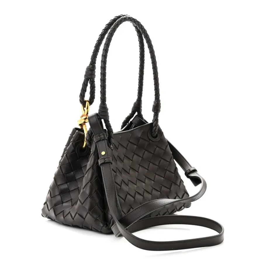 Bottega Veneta Small Intrecciato Parachute Shoulder Bag Fondant Nappa Leather
