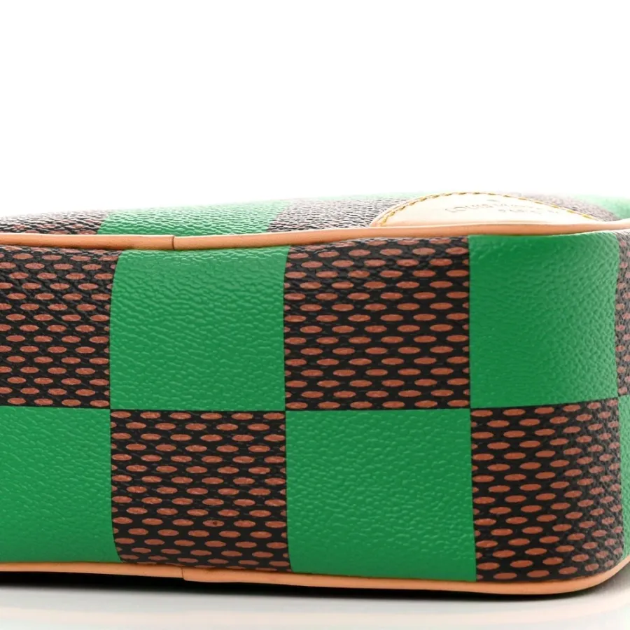 Louis Vuitton Chess Messenger PM Green Damier Pop Canvas Aged Gold Hardware