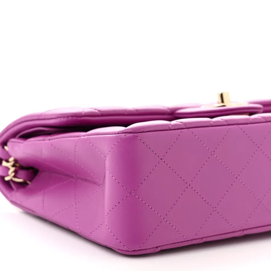 Chanel Double Flap Bag | Luxury Purple Handbag