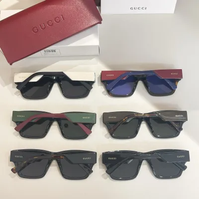 Gucci square frame glasses black white/leopard red/black leopard/black green red/green leopard/black color Size 54口20-145