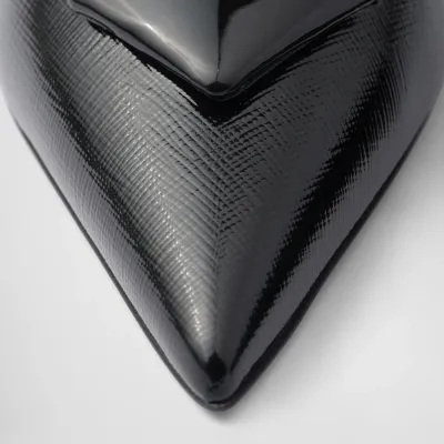 PRADA Saffiano Black High Heels Shoes