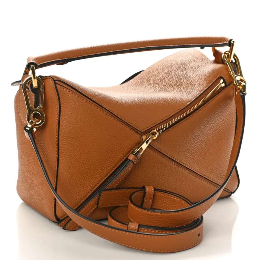 Loewe Puzzle Bag Small Light Caramel Calfskin Leather