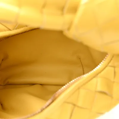 Bottega Veneta Mini Intrecciato Jodie Buttercup Nappa Leather