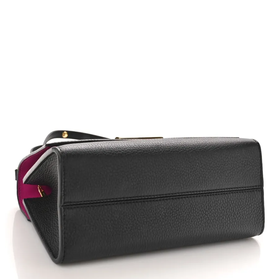 Louis Vuitton Twist One Handle PM Black Taurillon Leather Gold Hardware