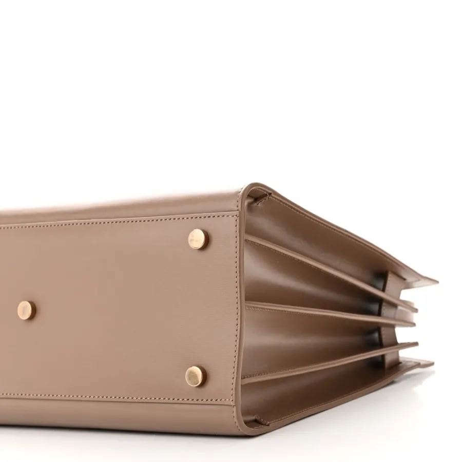 Saint Laurent Small Classic Sac De Jour Dark Cappuccino Smooth Calfskin Leather