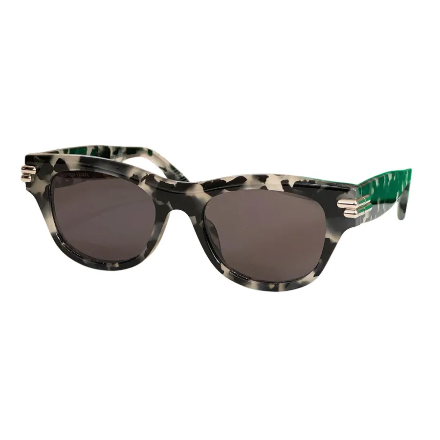 Bottega Veneta Wayfarer glasses green white/white/leopard/black grey/black/black brown color Size 132口1-120