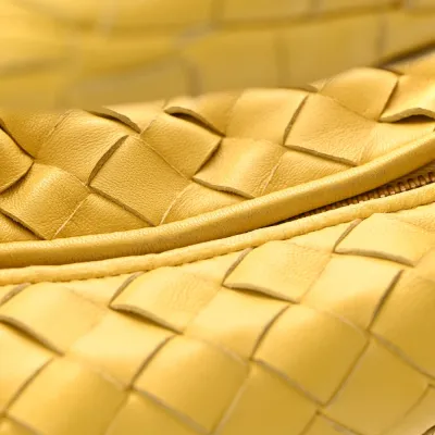 Bottega Veneta Mini Intrecciato Jodie Buttercup Nappa Leather