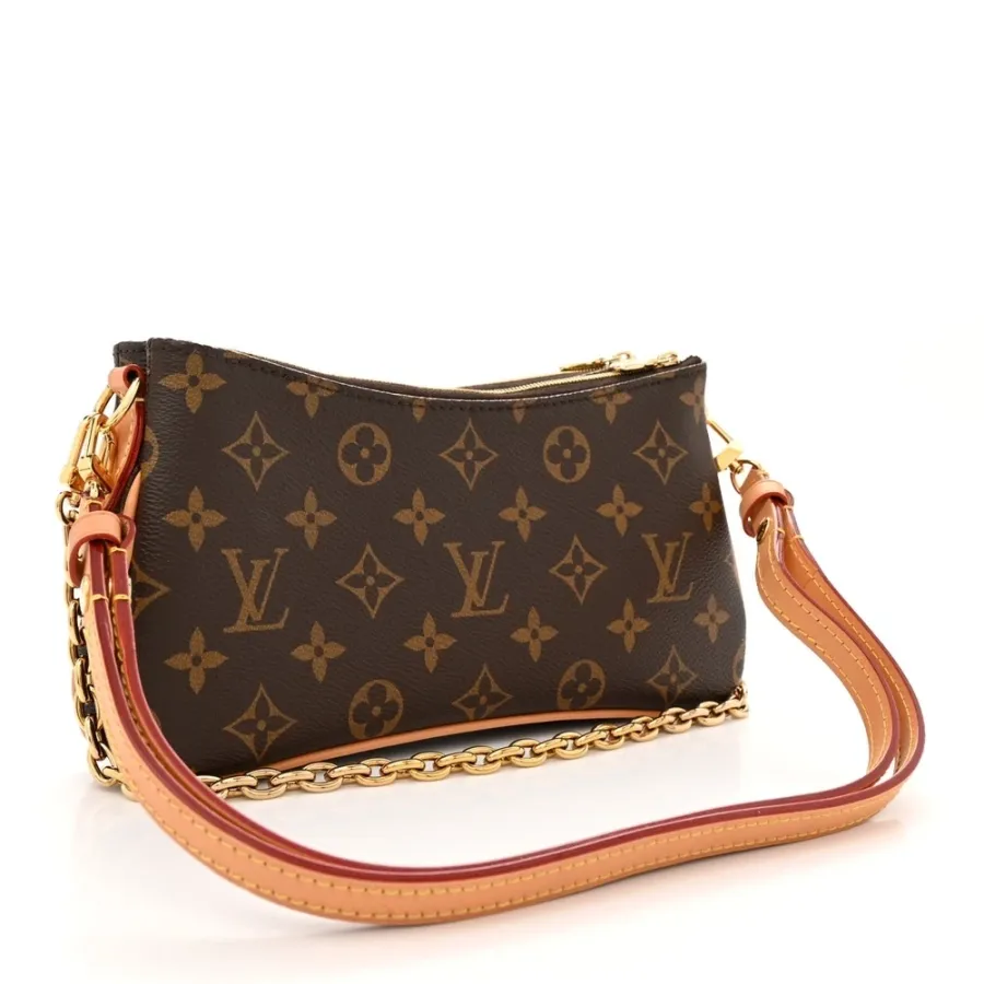 Louis Vuitton Ivy Wallet On Chain PM Monogram Canvas Gold Hardware