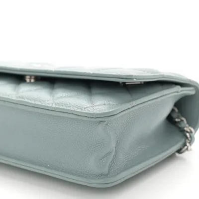 Chanel WOC in Light Blue – Quilted Elegance