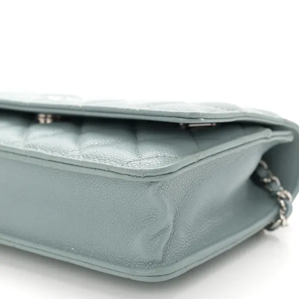 Chanel WOC in Light Blue – Quilted Elegance - Image 5