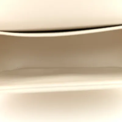 Celine Mini Triomphe Bag White Shiny Calfskin Leather Gold Hardware