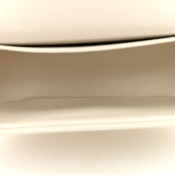 Celine Mini Triomphe Bag White Shiny Calfskin Leather Gold Hardware - Image 7