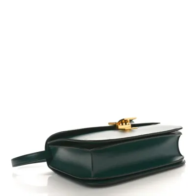 Celine Medium Classic Box Medium Flap Bag Amazone Box Calfskin Leather Gold Hardware