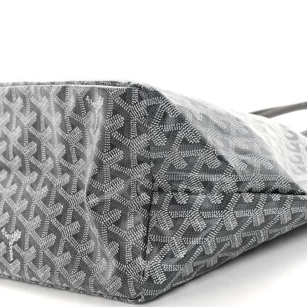 Goyard Saint Louis Tote PM Grey Goyardine Canvas - Image 3