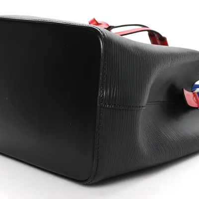 Louis Vuitton NeoNoe BB Black/Safran Epi Leather Silver Hardware