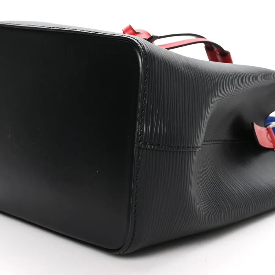 Louis Vuitton NeoNoe BB Black/Safran Epi Leather Silver Hardware