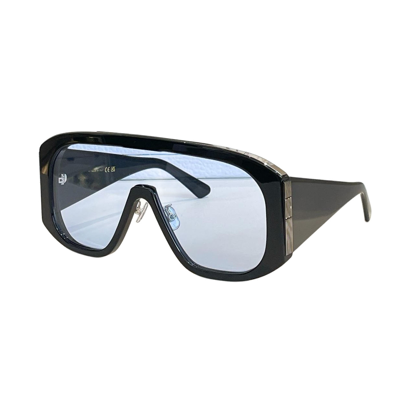 Óculos DIOR shield azul preto/leopardo coral/branco/fulvo preto/verde/leopardo marrom/cor preta Tamanho 10AO3 140