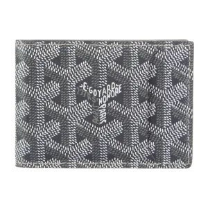 Goyard Small Bifold Wallet Grey Goyardine Printed Canvas