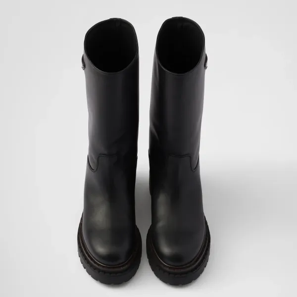 PRADA Leather long boots - Image 3