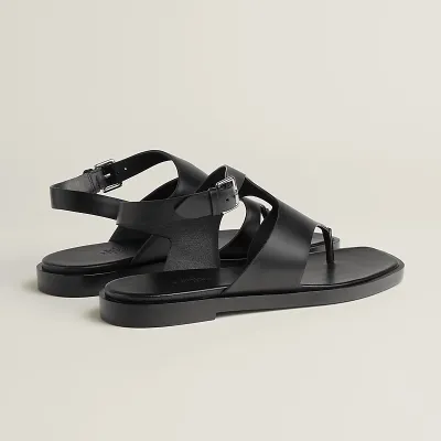 HERMES Karen Black Sandal