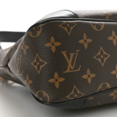 Louis Vuitton Odeon MM Black Monogram Canvas Gold Hardware