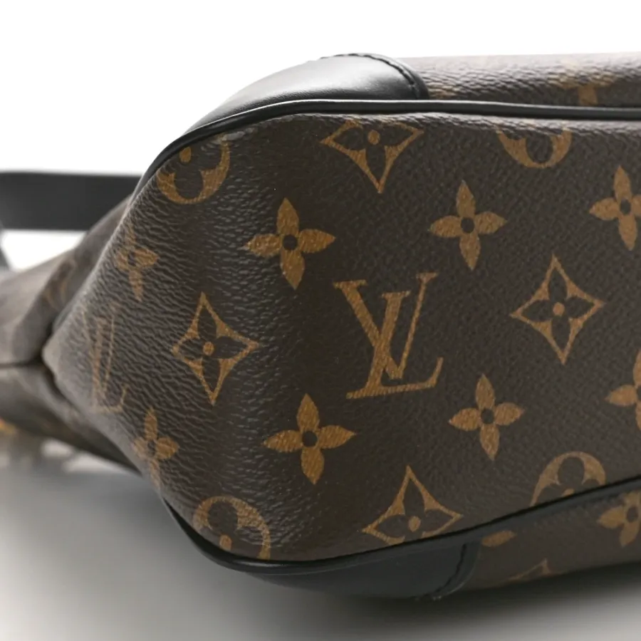 Louis Vuitton Odeon MM Black Monogram Canvas Gold Hardware