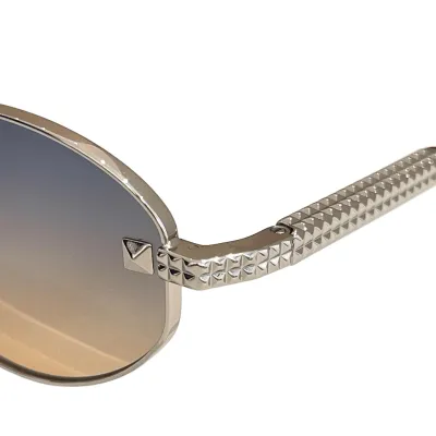 Valentino Oval glasses silver/gold/grey silver/black gold/black/red gold color Size 60口17-142