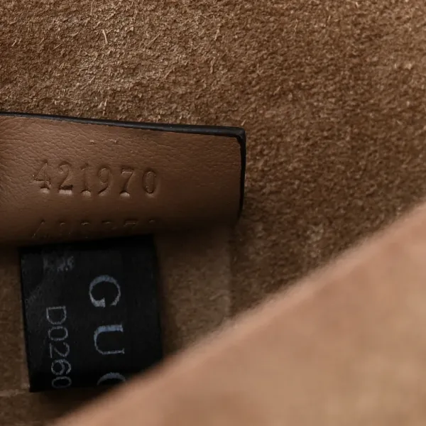 Gucci Mini Dionysus Shoulder Bag Taupe GG Supreme Monogram Canvas Aged Silver Hardware - Image 9