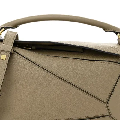 Loewe Puzzle Bag Small Artichoke Green Calfskin Leather