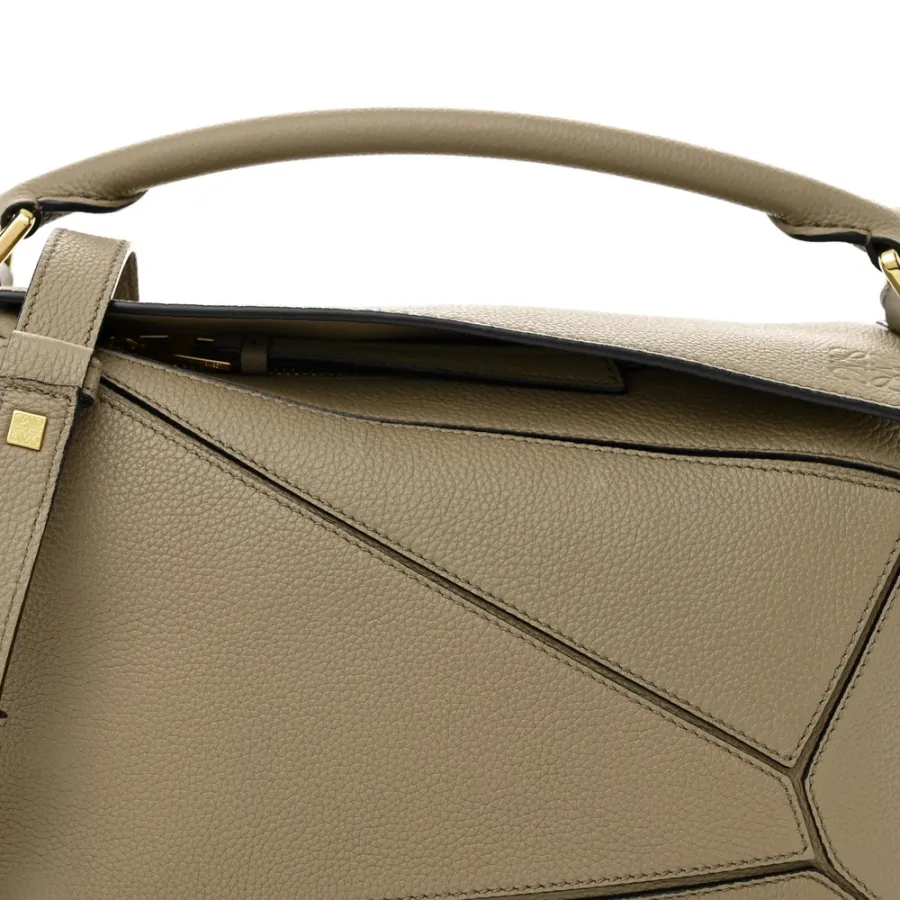 Loewe Puzzle Bag Small Artichoke Green Calfskin Leather