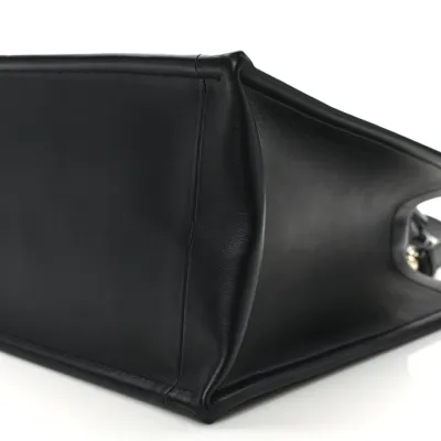 Dior Medium Book Tote Black Macrocannage Calfskin Leather Gold Hardware