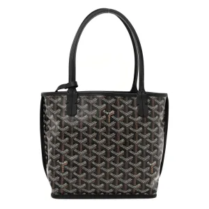 Goyard Mini Reversible Anjou Black Goyardine Canvas