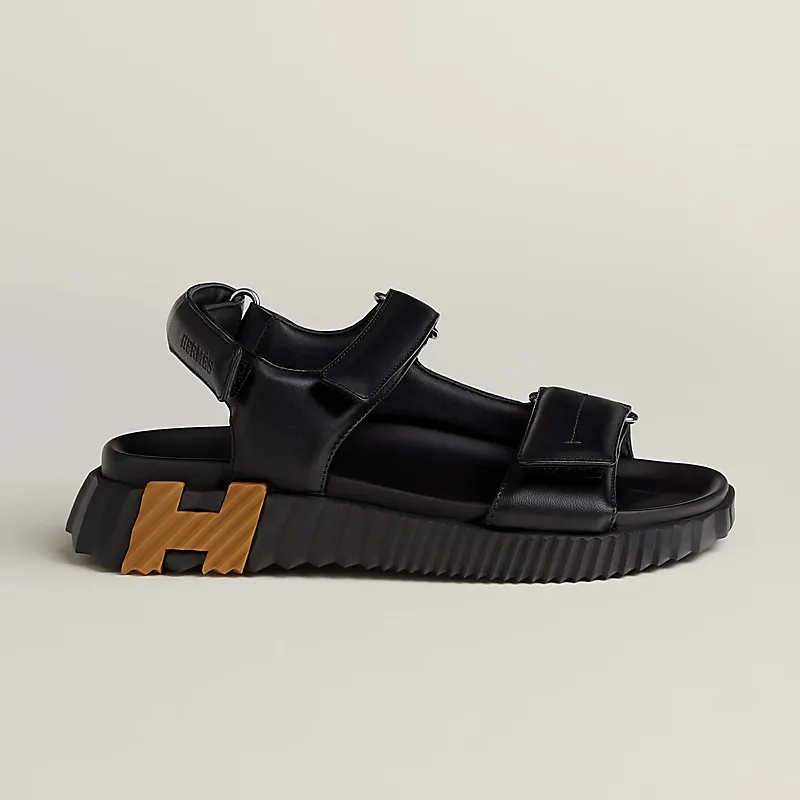 HERMES Junior Black Sandal