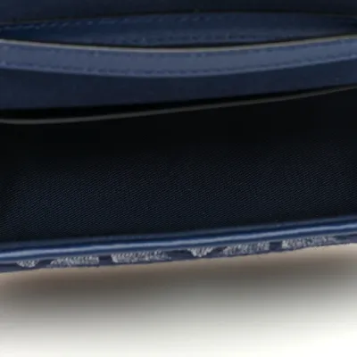 Valentino Garavani Small Locò Shoulder Bag Melange Denim/Worker Toile Iconographe Cotton VLogo Gold Hardware