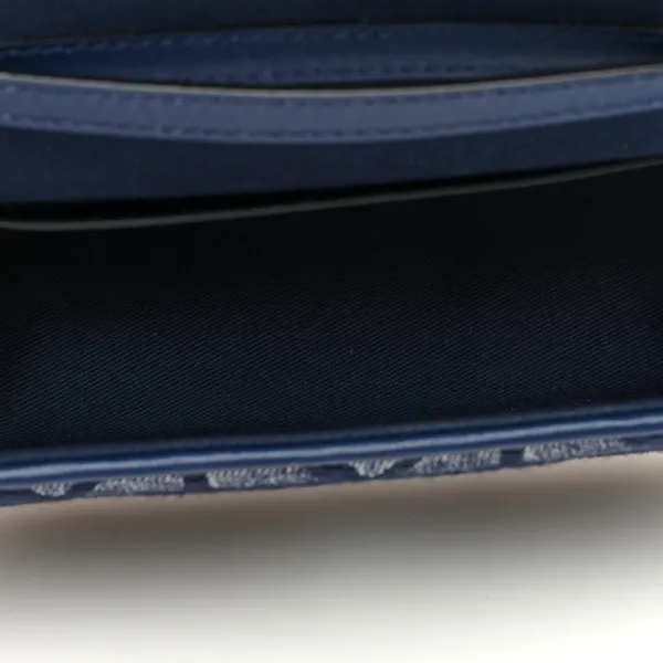 Valentino Garavani Small Locò Shoulder Bag Melange Denim/Worker Toile Iconographe Cotton VLogo Gold Hardware - Image 7