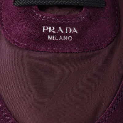 PRADA Deep red sneakers