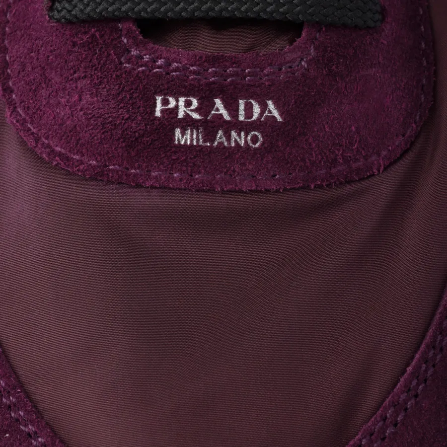 PRADA Deep red sneakers