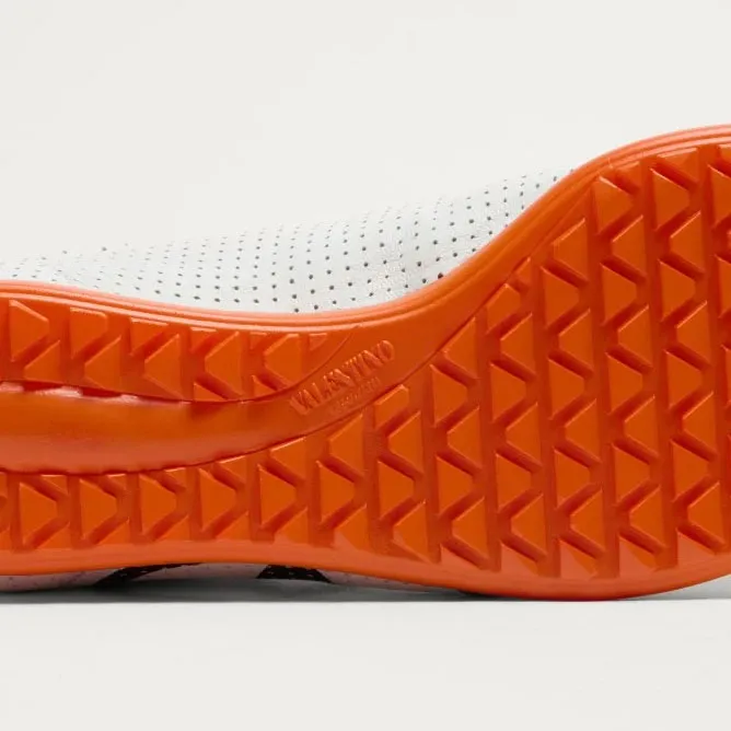 VALENTINO CHROMATHON Women's eyelet suede sneakers