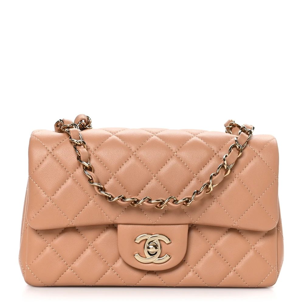 Bolsa Mini Chanel de Grau Loja - Luxo Atemporal