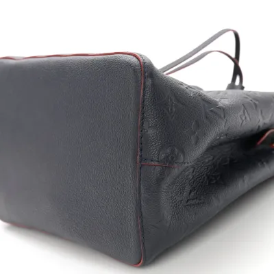 Louis Vuitton NeoNoe MM Marine Rouge Empreinte Leather